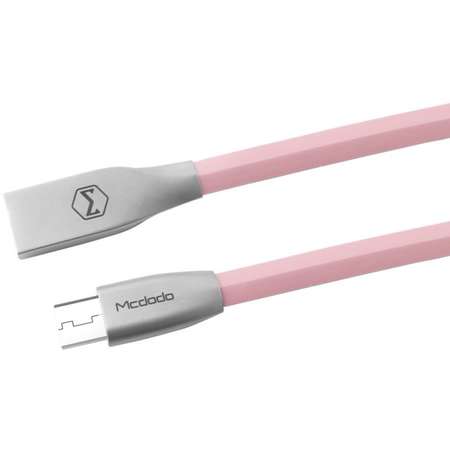 Cablu de date Mcdodo Zn-Link Silver MicroUSB 1.5m Roz