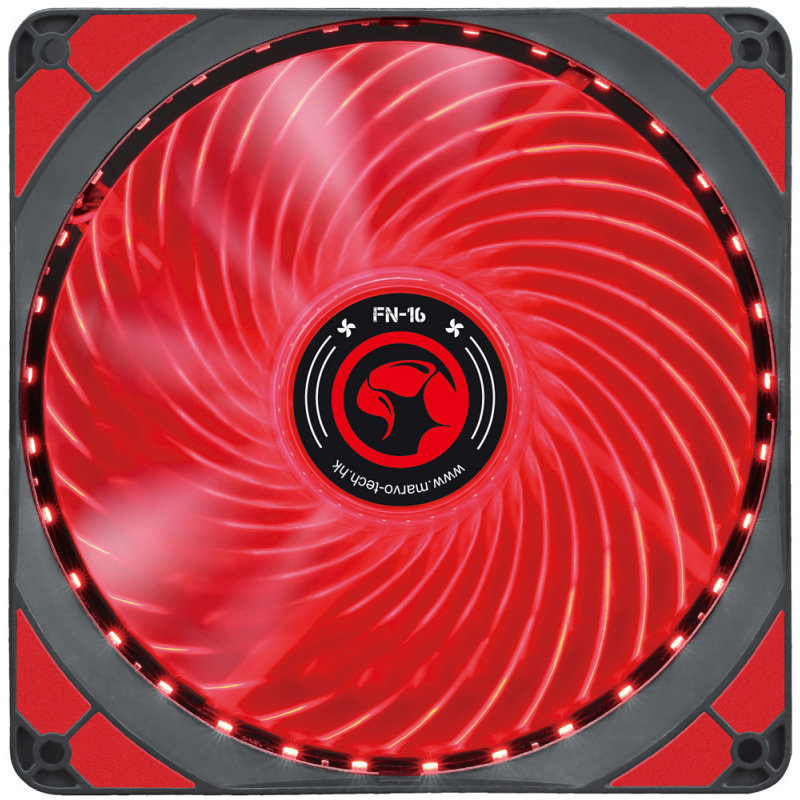 Ventilator FN-16 Red LED 140 mm