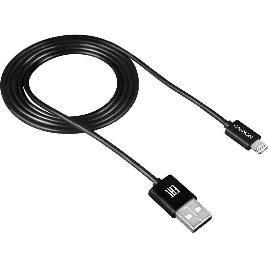 Cablu de date CNE-CFI1B Lightning  1m Negru