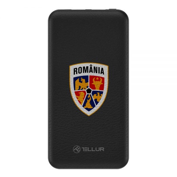 Acumulator extern Slim FRF 10000 mAh 2x USB Micro USB Negru
