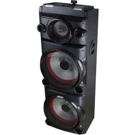 Sistem audio Akai DJ-8215 Bluetooth DJ Effect party light karaoke Negru