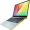 Laptop ASUS VivoBook S15 S530UA-BQ056 15.6 inch FHD Intel Core i5-8250U 8GB DDR4 256GB SSD Endless OS Silver Yellow