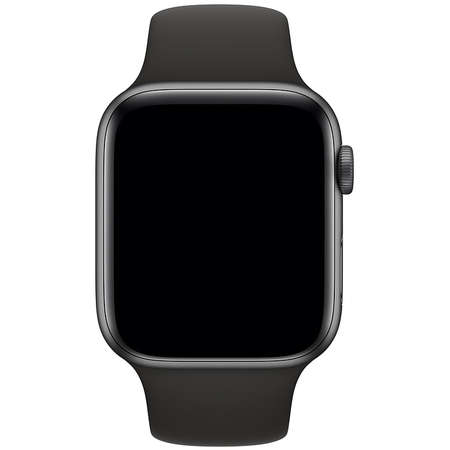 Curea smartwatch Apple Watch 44mm Black Sport Band S/M & M/L