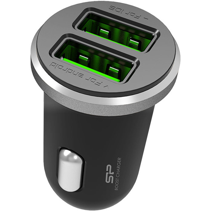 Incarcator auto CC102P 2.1A 2P Negru