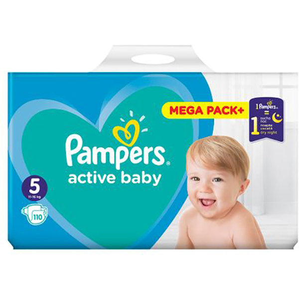 Scutece 81680873 Active Baby 5 Mega Box 110 buc