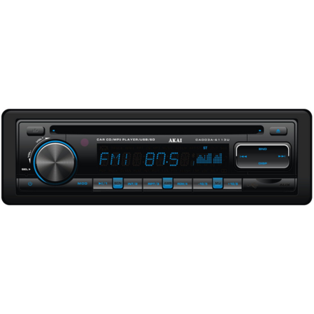 Radio CD Auto Akai CA003A-6113U Bluetooth 4x 35W USB SD