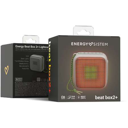 Boxa portabila Energy Sistem Beat Box 2+ Lightcube Granite