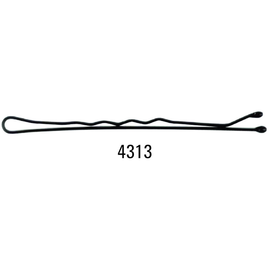 Cutie agrafe par 4313 Ondulate 7 cm Negru