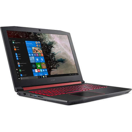 Laptop Acer Nitro 5 AN515-52-77KQ 15.6 inch FHD Intel Core i7-8750H 16GB DDR4 256GB SSD nVidia GeForce GTX 1050 Ti 4GB Linux Black