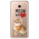 Silicon Art Meow With Love pentru Samsung Galaxy J4 Plus