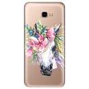 Silicon Art Watercolor Unicorn pentru Samsung Galaxy J4 Plus