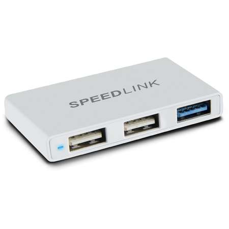 Hub USB SpeedLink Pleca USB C la USB A Argintiu
