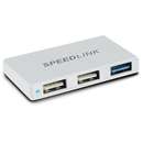 Hub USB SpeedLink Pleca USB C la USB A Argintiu