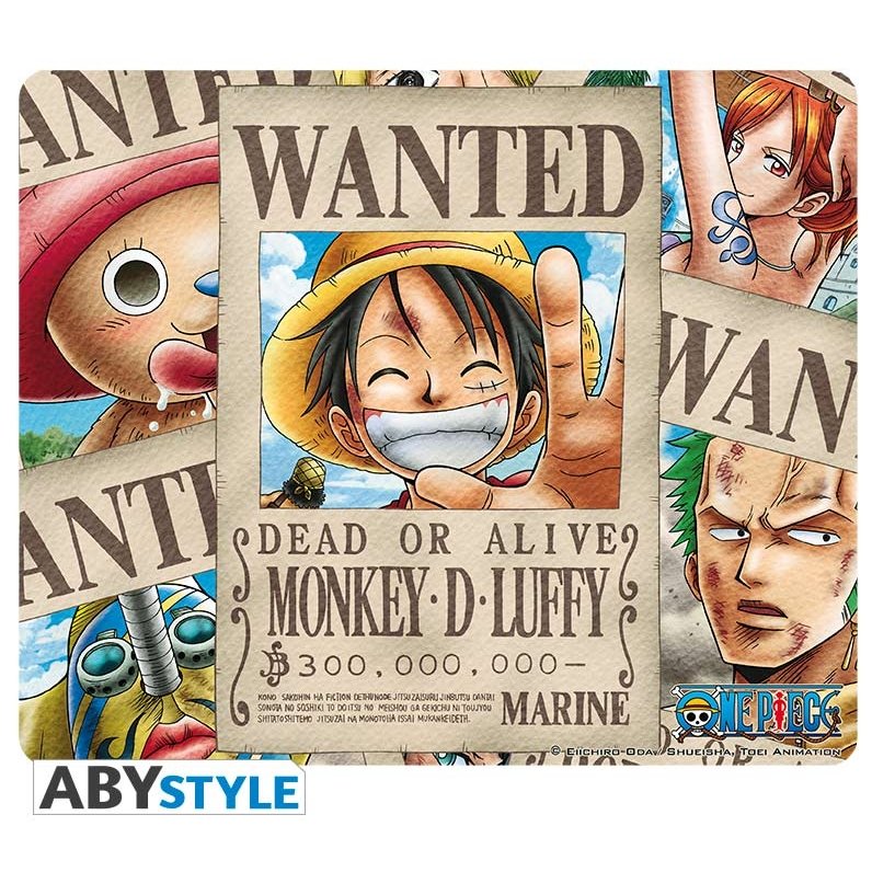 Mousepad One Piece Wanted Pirates