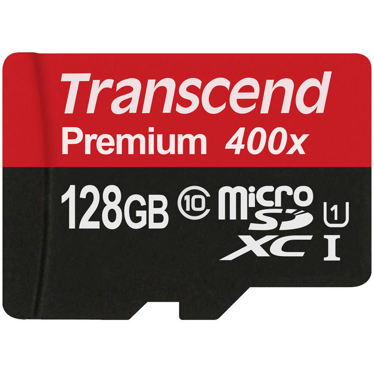 Card TS128GUSDU1 microSDXC 128GB + Adaptor