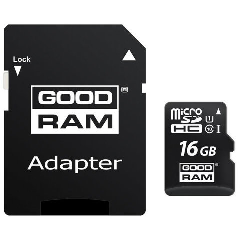 Card M1AA-0160R12 Micro SDHC 16GB + Adaptor