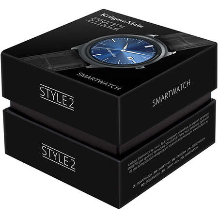 Smartwatch Kruger&Matz Style 2 Black Silver Black