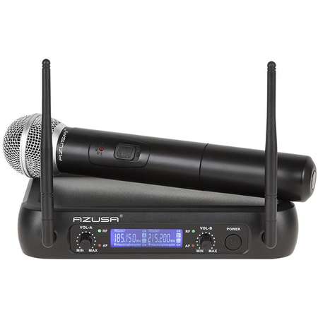 Set 2 microfoane Azusa MIK0142 mana + clip VHF