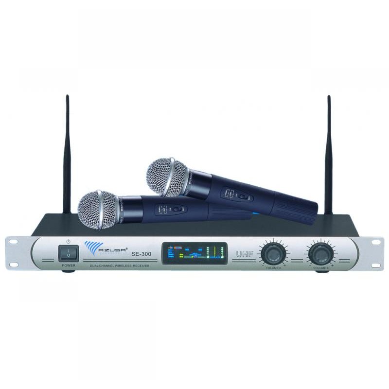 Statie 2 microfoane UHF SE-300