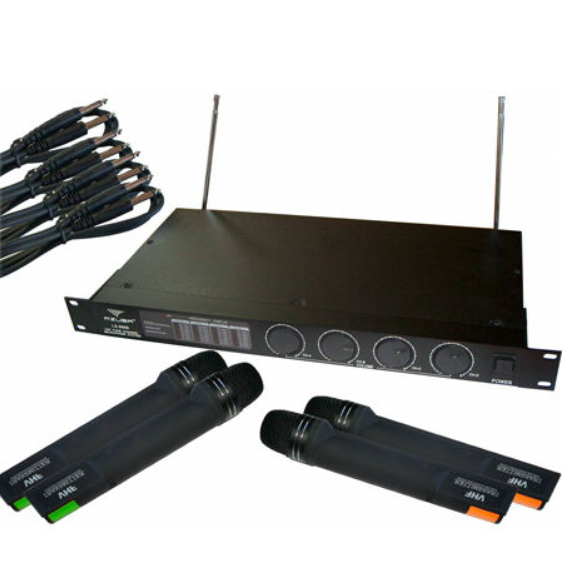 Statie 4 microfoane LS-888 Negru