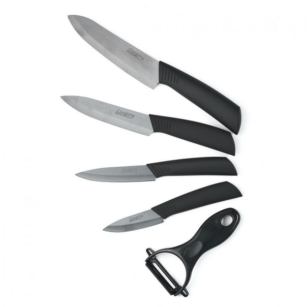Set cutite Cook in Style 5 piese Ceramica Neagra