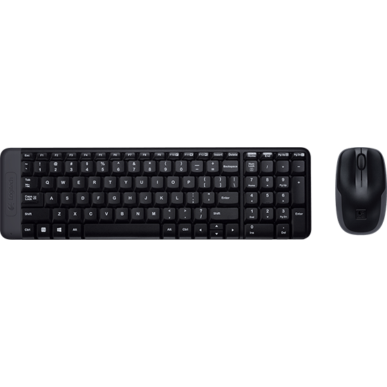 Kit tastatura si mouse MK220 Black thumbnail