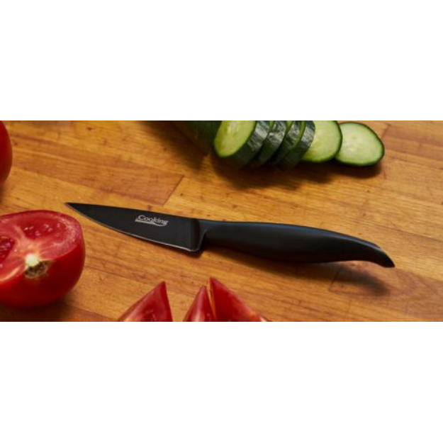 Cutit pentru decojit Dark Line 20 cm lama 8.89 cm