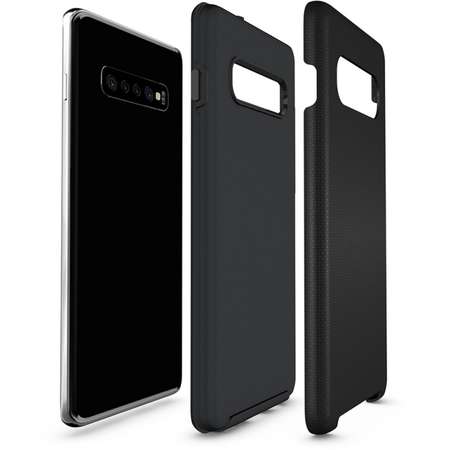 Husa Protectie Spate Eiger North Case Negru pentru Samsung Galaxy S10 Plus G975