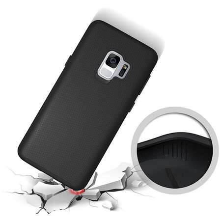 Husa Protectie Spate Eiger North Case Negru pentru Samsung Galaxy S9 G960