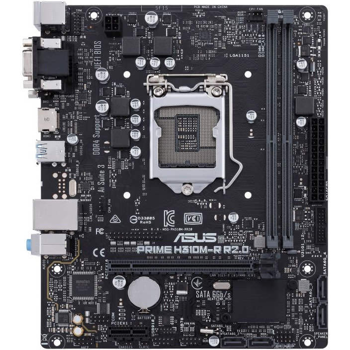 Placa de baza PRIME H310M-R R2.0 Intel LGA 1151 mATX DDR4 2666MHz