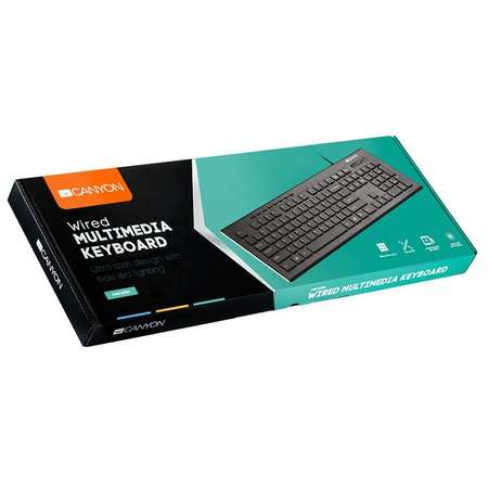 Tastatura Canyon CAN-KB2 USB Black