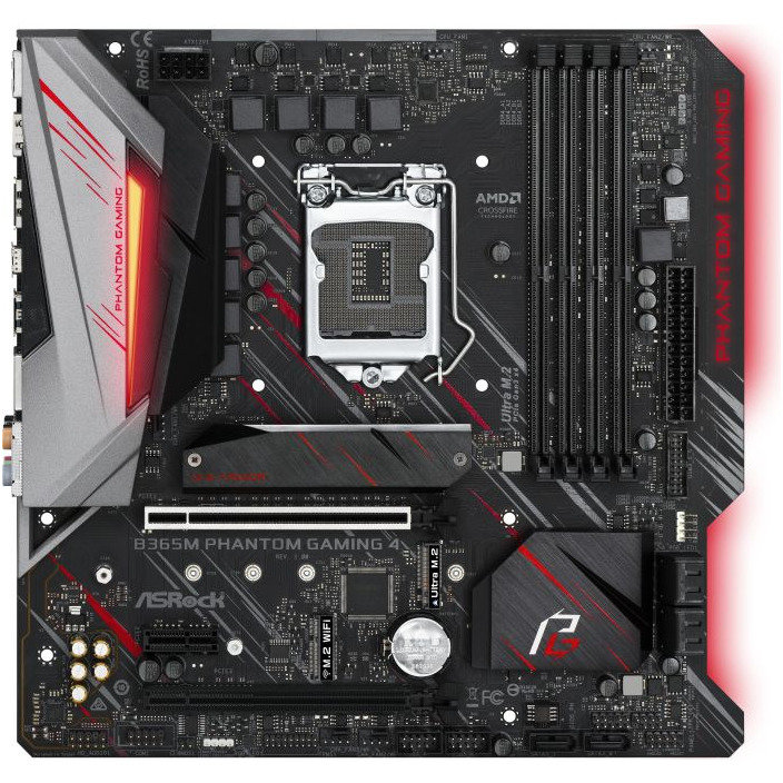 Placa de baza B365M PHANTOM GAMING 4 Intel LGA1151 mATX
