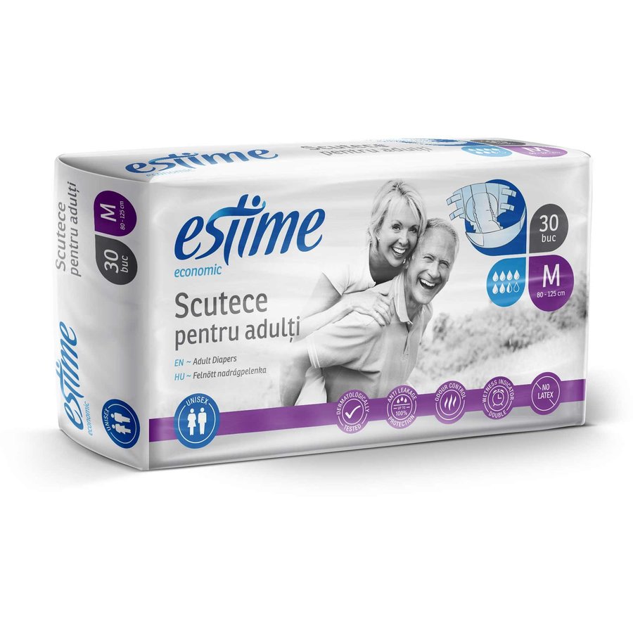 Scutece slip Economic pentru adulti M 80-125 cm 30 buc