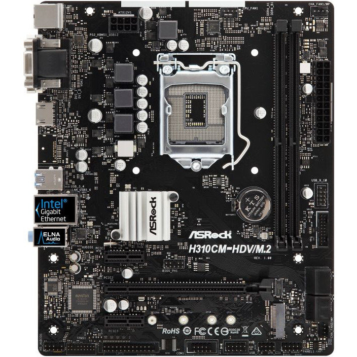 Placa de baza H310CM-HDV/M.2 Intel LGA1151 mATX