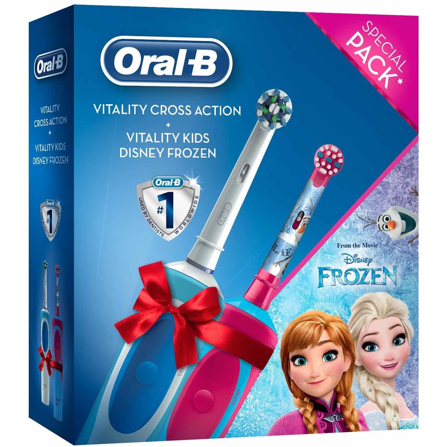 Periuta electrica Cross Action + Vitality Kids Frozen