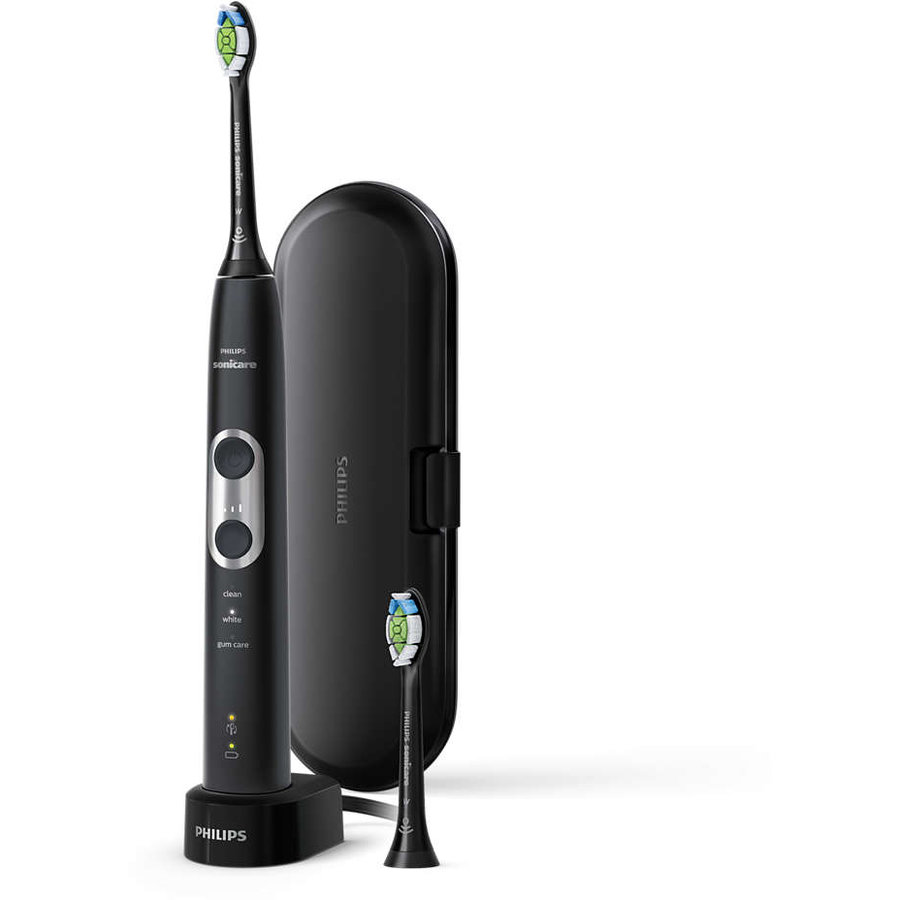 Periuta electrica sonica HX6870/47 Sonicare ProtectiveClean Seria 6100 Negru