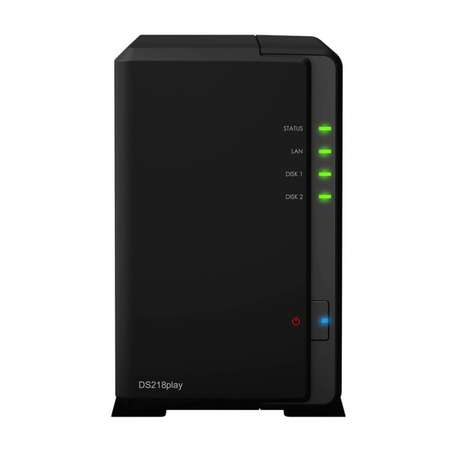 Network Attached Storage Synology DiskStation DS218play 1 GB DDR4 Negru