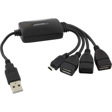 Hub USB Esperanza EA158 3x USB 2.0 + 1x micro USB