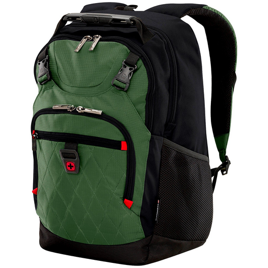 Rucsac laptop Priam 16 inch Verde / Negru
