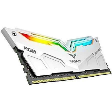 Memorie TeamGroup T-Force Night Hawk White RGB 16GB DDR4 4000MHz CL18 Dual Channel Kit