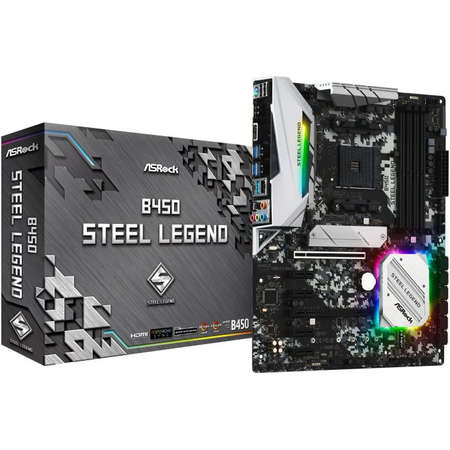 Placa de baza Asrock B450 Steel Legend AMD AM4 ATX