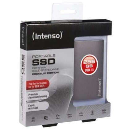 SSD Extern Intenso Premium Edition 256GB 1.8 inch USB 3.0 Grey