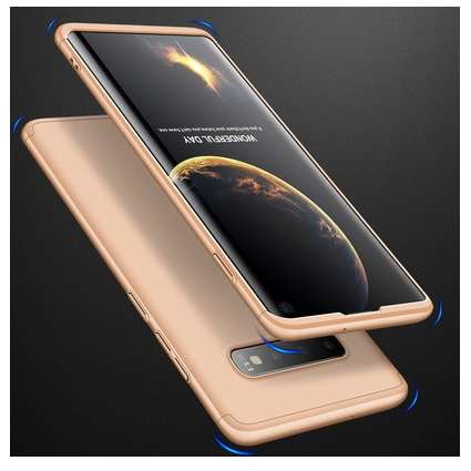 Husa Protectie Spate GKK 360 Auriu pentru Samsung Galaxy S10