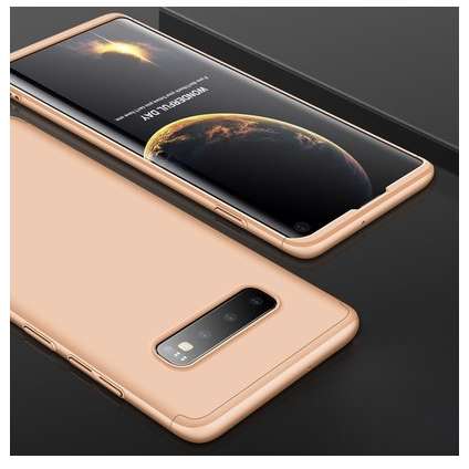 Husa Protectie Spate GKK 360 Auriu pentru Samsung Galaxy S10