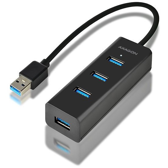 Hub USB HUE-S2B 4x USB3.0 incarcare MicroUSB