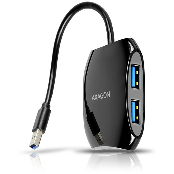 Hub USB HUE-S1B 4x USB 3.0 Quattro Negru