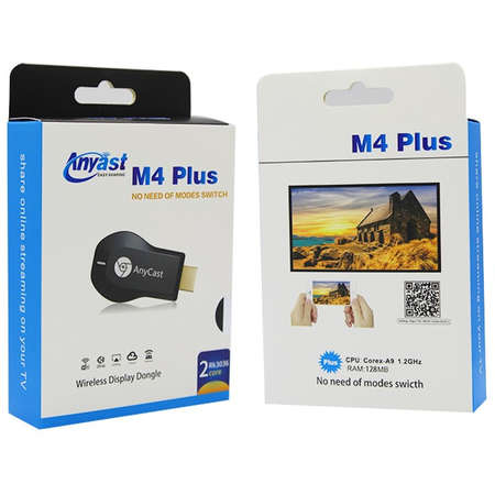 Dongle TV media player AnyCast M4 Plus Dual Core 1.2 Ghz DLNA Miracast Airplay 128Mb HDMI