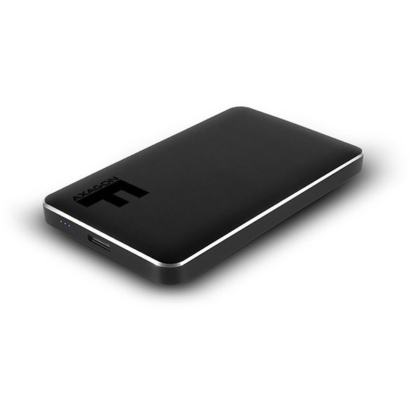 Rack HDD EE25-F6B USB3.0 SATA 6G 2.5 Inch External SCREWLESS ALU Box Negru
