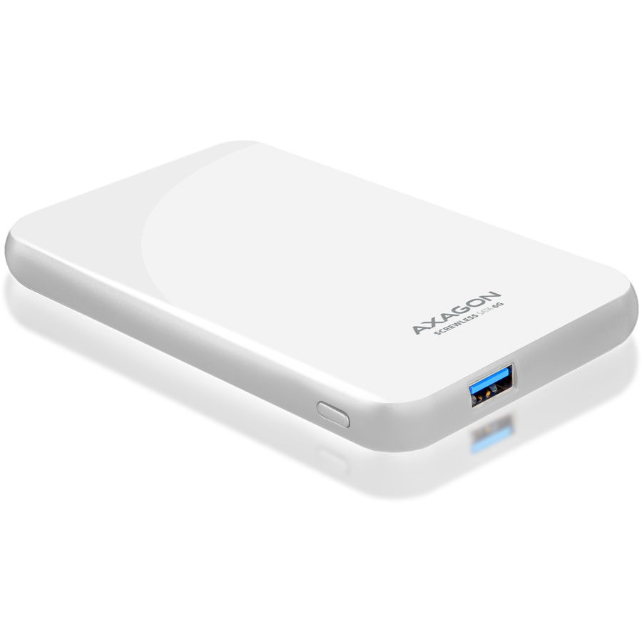 Rack HDD EE25-S6 USB3.0 SATA 6G 2.5 Inch External SCREWLESS Box Alb