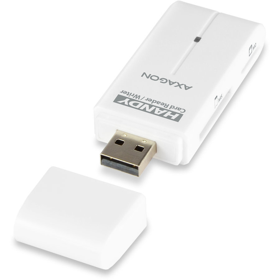 Card reader CRE-D4 Handy 4-slot SD/MicroSD/MS/M2 Alb thumbnail